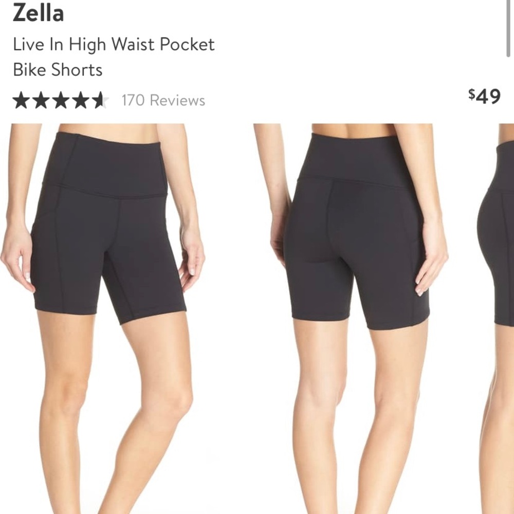ZELLA High Wasted Biker Shorts